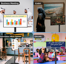 تحميل الصورة إلى عارض المعرض، Advertising Touchscreen Anroid 12 OS Monitor Wifi 5G in built Speaker For Hospitality, Retail and Event Displays
