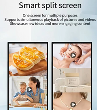 تحميل الصورة إلى عارض المعرض، 64 Inch Full Screen Full HD Vertical Touch Screen Android 11 LED Display Dual Speakers WIFI Bluetooth Advertising machine
