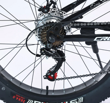 تحميل الصورة إلى عارض المعرض، Fat Tire Harley Foldable E-Bike for Rough Tough Sandy Terrain 36V 12Ah 350W
