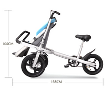 تحميل الصورة إلى عارض المعرض، Versatile Urban Road Bike with Baby Seat
