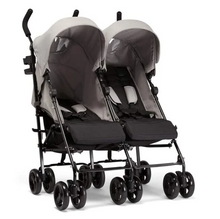 تحميل الصورة إلى عارض المعرض، Cruise Twin Folding Buggy – Grey Marl

