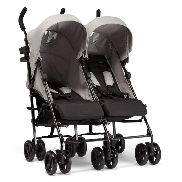 Cruise Twin Folding Buggy – Grey Marl