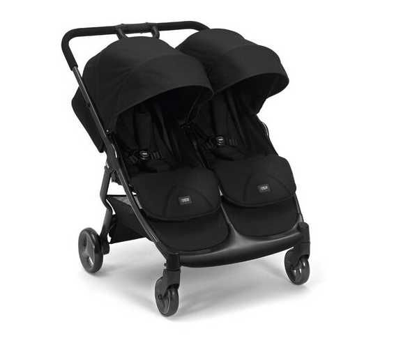 Armadillo Twin Pushchair – Grey Marl