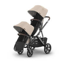 تحميل الصورة إلى عارض المعرض، UPPAbaby Vista V3 Stroller – Liam Oat Mélange (Carbon Frame - Chestnut Leather)
