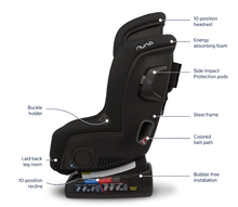 تحميل الصورة إلى عارض المعرض، Nuna Rava Car Seat (Birth to 2+ Years) – Granite
