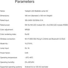 Load image into Gallery viewer, YEELIGHT Bedside Lamp D2 White
