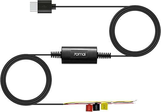 70mai Hardwire Kit UP03, for 70mai M500 X200 A810 Dash Cams 10ft USB