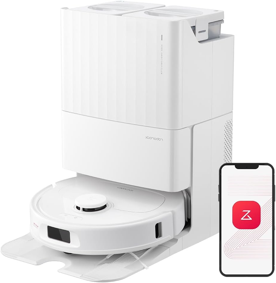 Roborock Qrevo Master Robot Vacuum Cleaner EU Auto version-White