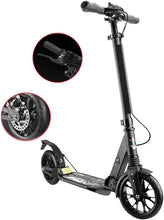 Load image into Gallery viewer, Deluxe Kick Scooter with 2 Big Wheels for Kids Teens Small Adults
