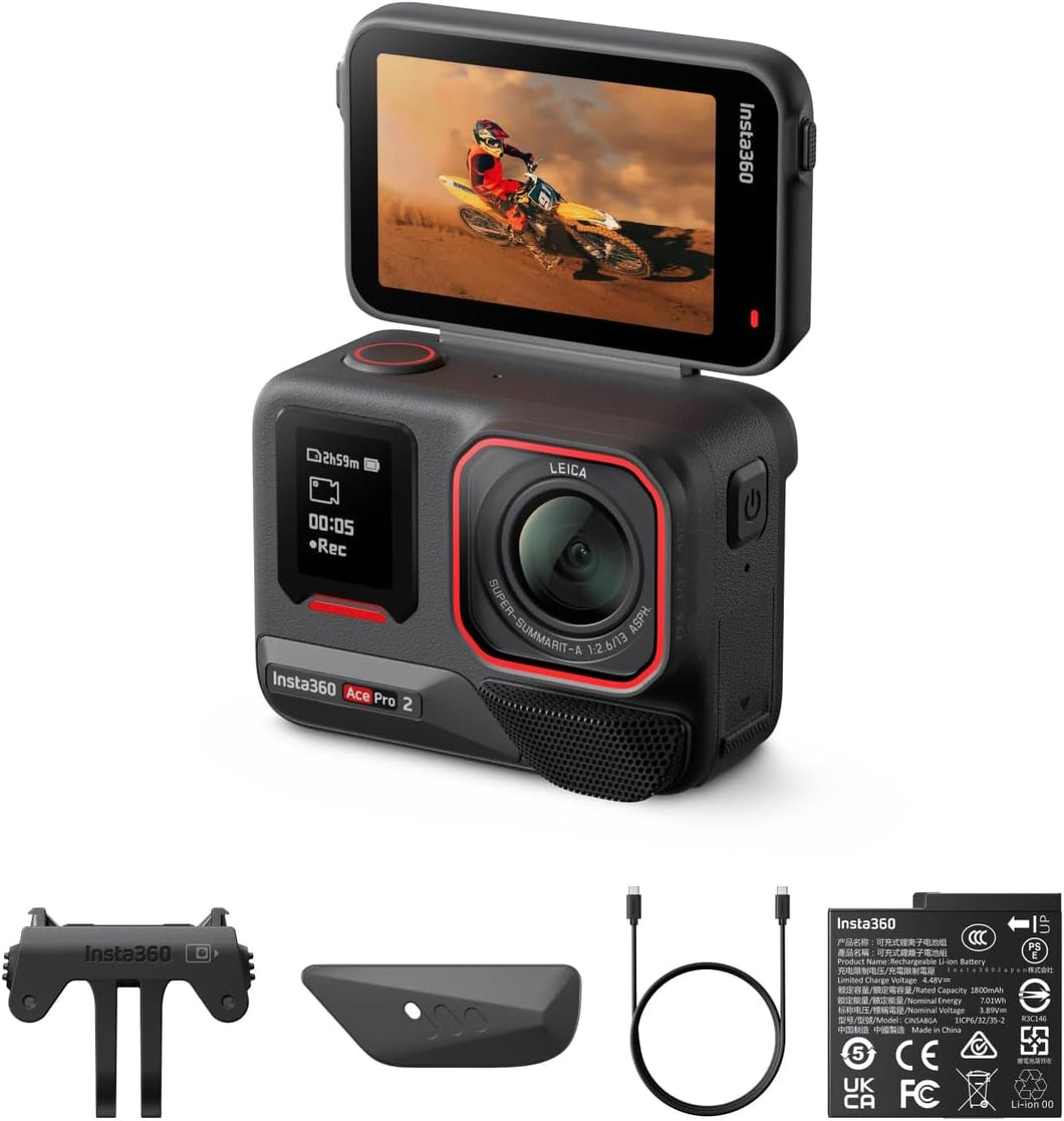 INSTA360 ACE PRO 2 Dual Battery Bundle  Action Camera