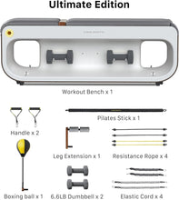 Load image into Gallery viewer, Kingsmith Multifunctional fitness bench for Family Full Body Workout FBB1C

