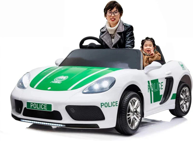 RIDE ON KIDS POLICE CAR COUPE COP SOCO