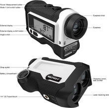 Load image into Gallery viewer, MiLESEEY 875 Yards Golf Rangefinder with Slope Switch, External LCD Display
