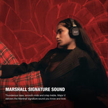 Load image into Gallery viewer, Marshall Major V Bluetooth Headphones - Foldable Bluetooth Wireless Headphones with 100+ HR Play Back Time
