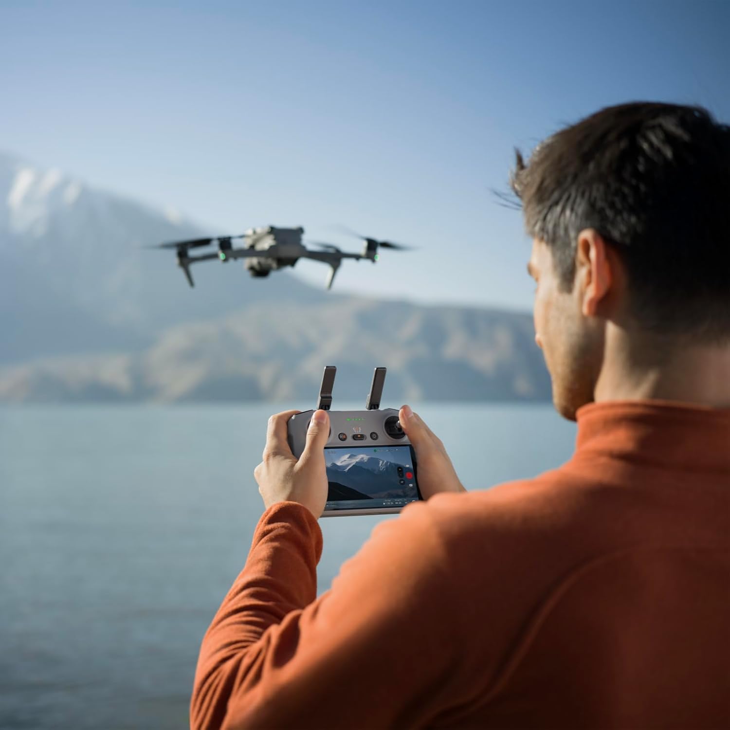 DJI Air 3S Fly More Combo Drone (DJI RC 2) For travel photography