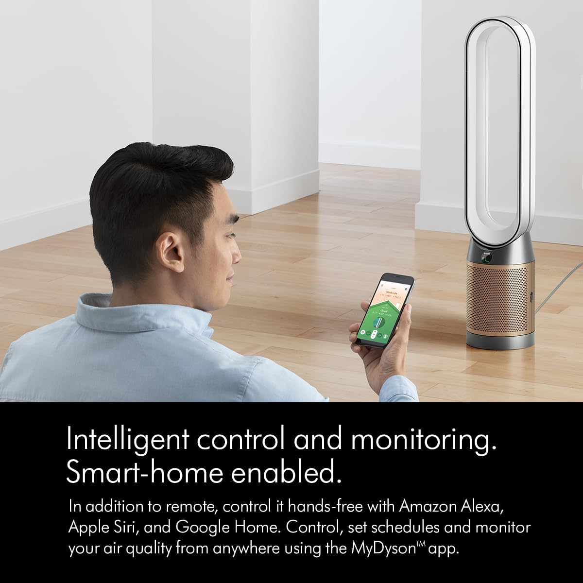 Dyson Air Purifier Wi-Fi Enabled, TP09 White/Gold