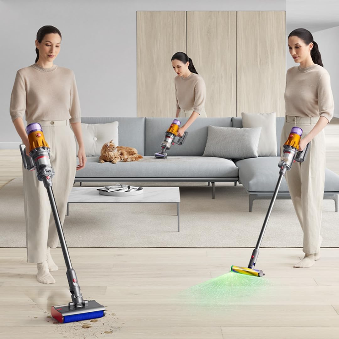 Dyson V12S Detect Slim Submarine Wet And Dry Vacuum Cleaner Yellow Gold