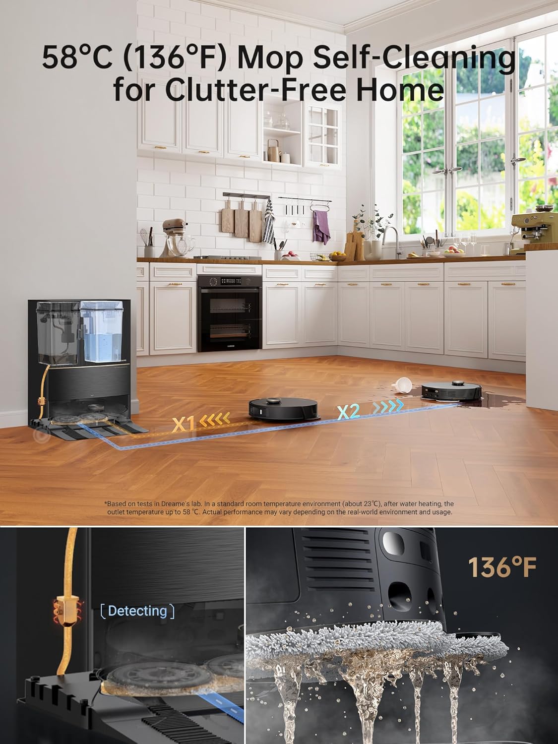 Dreame L30 Pro Ultra Robot Vacuum Mop with self cleaning drying voice & smart Navigation