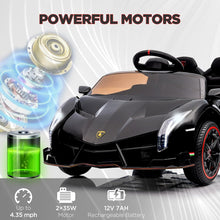 تحميل الصورة إلى عارض المعرض، Kids Ride On Car, 12V Licensed Lamborghini Venono Electric Car Age 3-7
