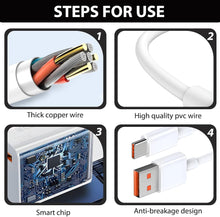 Load image into Gallery viewer, Xiaomi 33W Fast Charger with 2m Type C Cable for Redmi 13, Note 13, 13Pro
