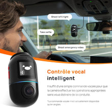 Load image into Gallery viewer, 70mai Dash Cam Omni 360° Rotating Black 32GB with AI Motion detector &amp; GPS APP Night vision
