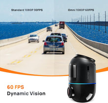 Load image into Gallery viewer, 70mai Dash Cam Omni 360° Rotating Black 32GB with AI Motion detector &amp; GPS APP Night vision
