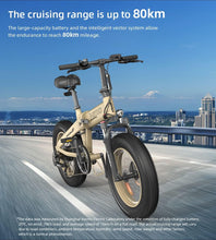 Load image into Gallery viewer, HIMO ZB20 Folding Electric Mountain Bike 80km range
