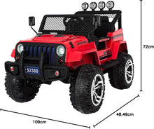 Load image into Gallery viewer, Kids Ride on 12V Wheelie Jeep Age 2-8
