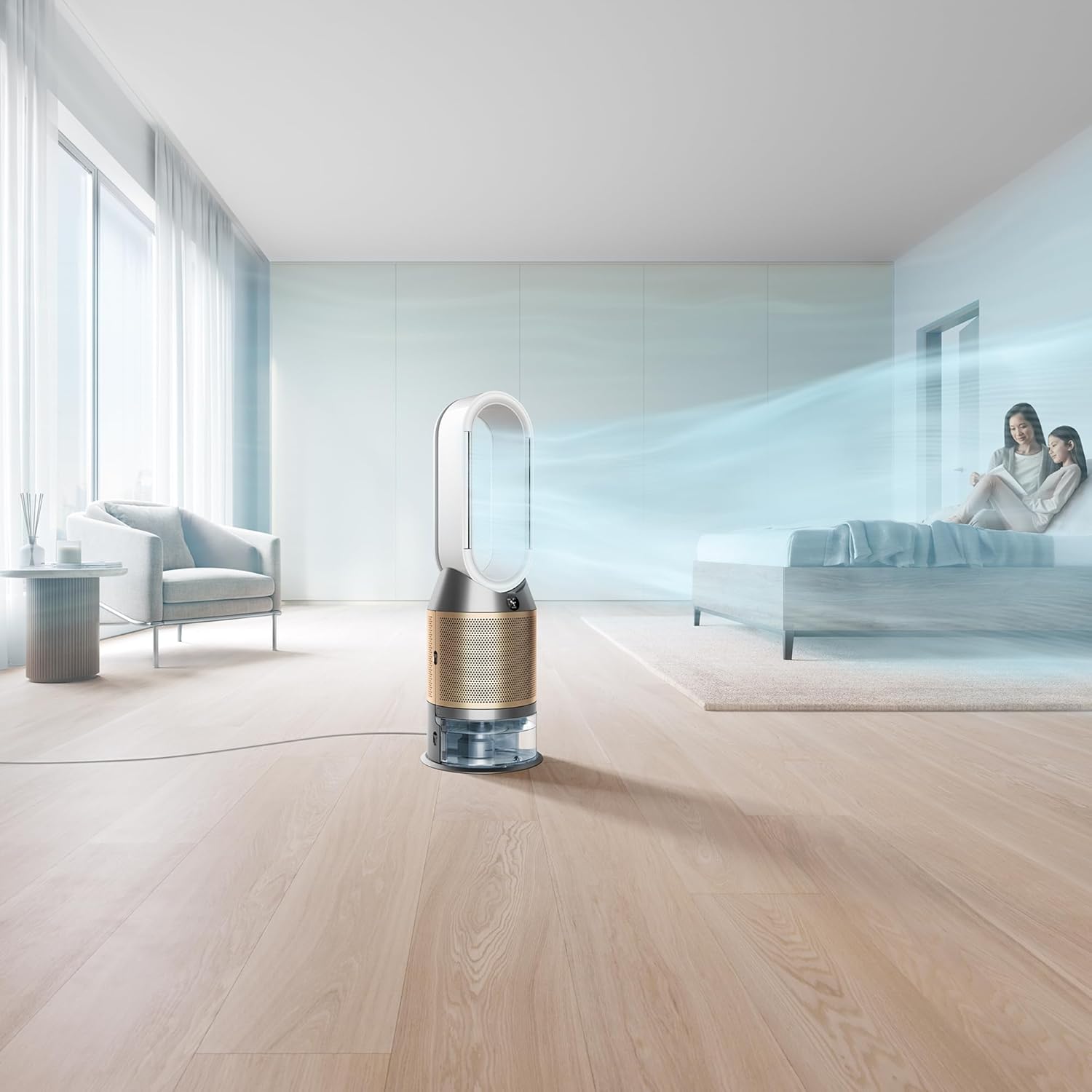 Dyson Air Purifier PH04 Humidify+Cool Formaldehyde (White/Gold)