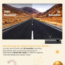 Load image into Gallery viewer, 70mai Dashcam M310
