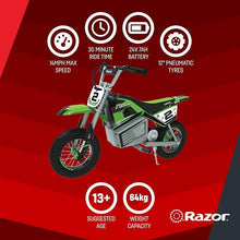 Load image into Gallery viewer, Razor Motorbike Dirt Rocket Sx350 Age 13 +
