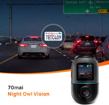 Load image into Gallery viewer, 70mai Dash Cam Omni 360° Rotating Black 32GB with AI Motion detector &amp; GPS APP Night vision
