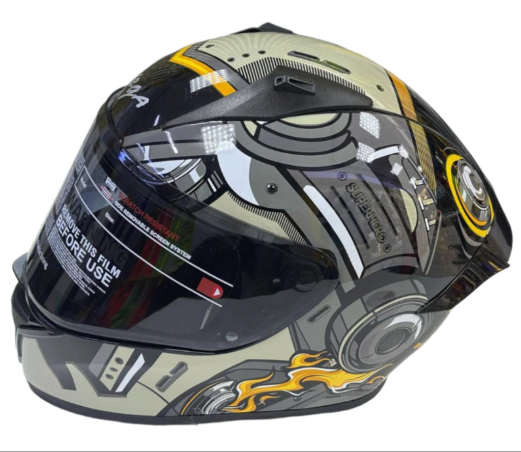 Vega Bike Ebike Scooter Full Face Helmet  Size L