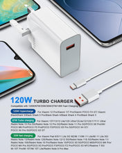 Load image into Gallery viewer, Xiaomi Mi Charger  120W Hyper Fast charging Type C
