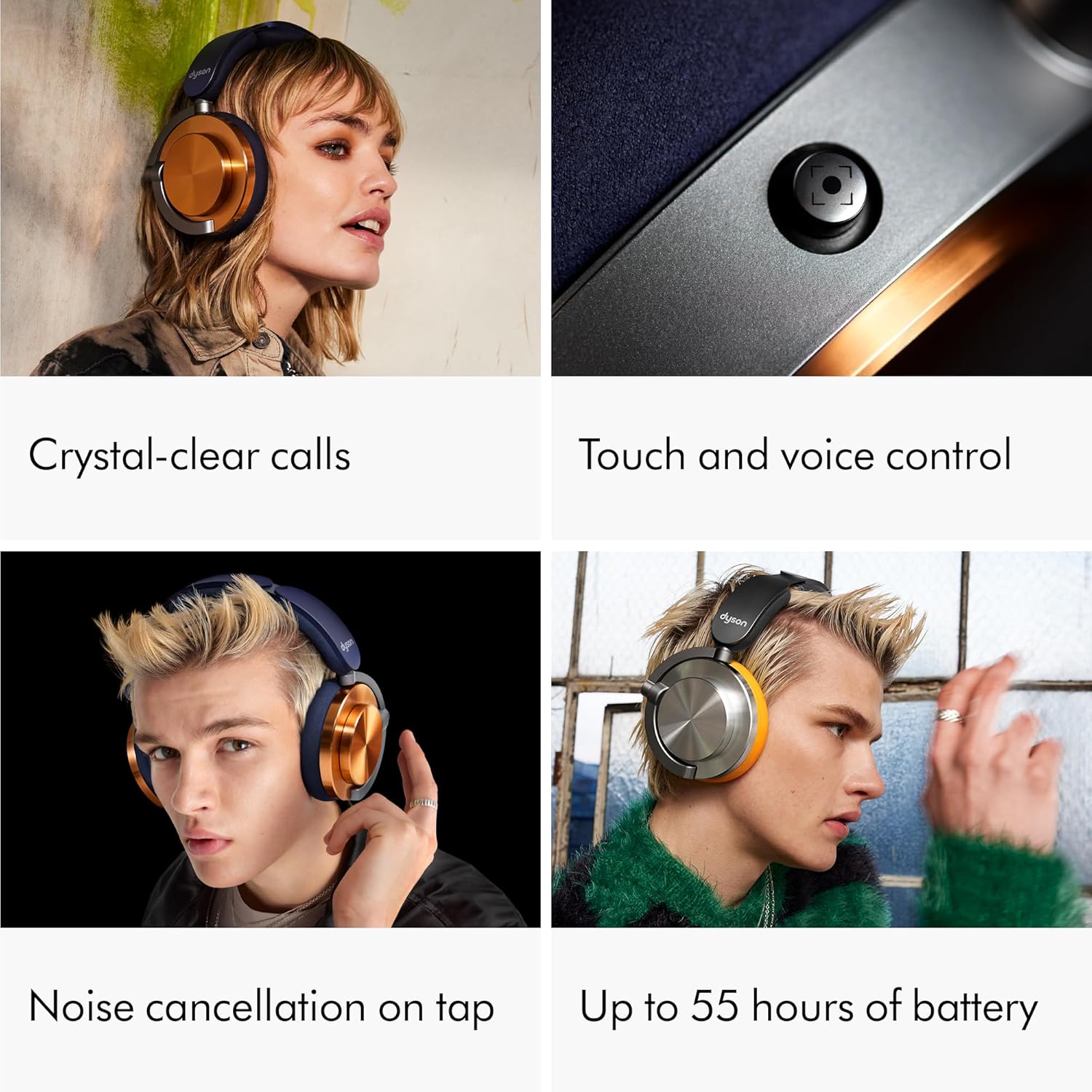 Dyson OnTrac WP02 Headphones Wireless Bluetooth Noise-Cancelling  (Ceramic Cinnabar)