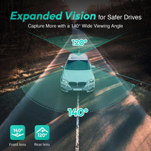Load image into Gallery viewer, G500H Pro Dual Channel Car Dash Camera 3K
