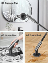 Load image into Gallery viewer, HOTO Electric cleaning brush 7-in-1 set  Black
