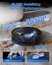 Load image into Gallery viewer, ECOVACS DEEBOT T50 PRO OMNI Robot Vaccuum Black
