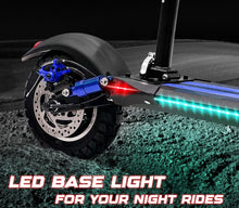 Load image into Gallery viewer, NEW V10 Electric Scooter 1200W 48V 12Ah Range 20-40Km Fast with Triple LED Headlamps Base LED Lights
