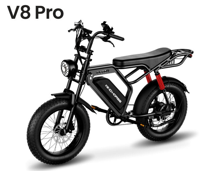 WINDHORSE V8 PRO 2025 NEW HARLE ELECTRIC BIKE 48V 15AH 750W
