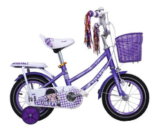 Load image into Gallery viewer, Cute Kid Girls Bicycle With Training Wheels Age 2-10
