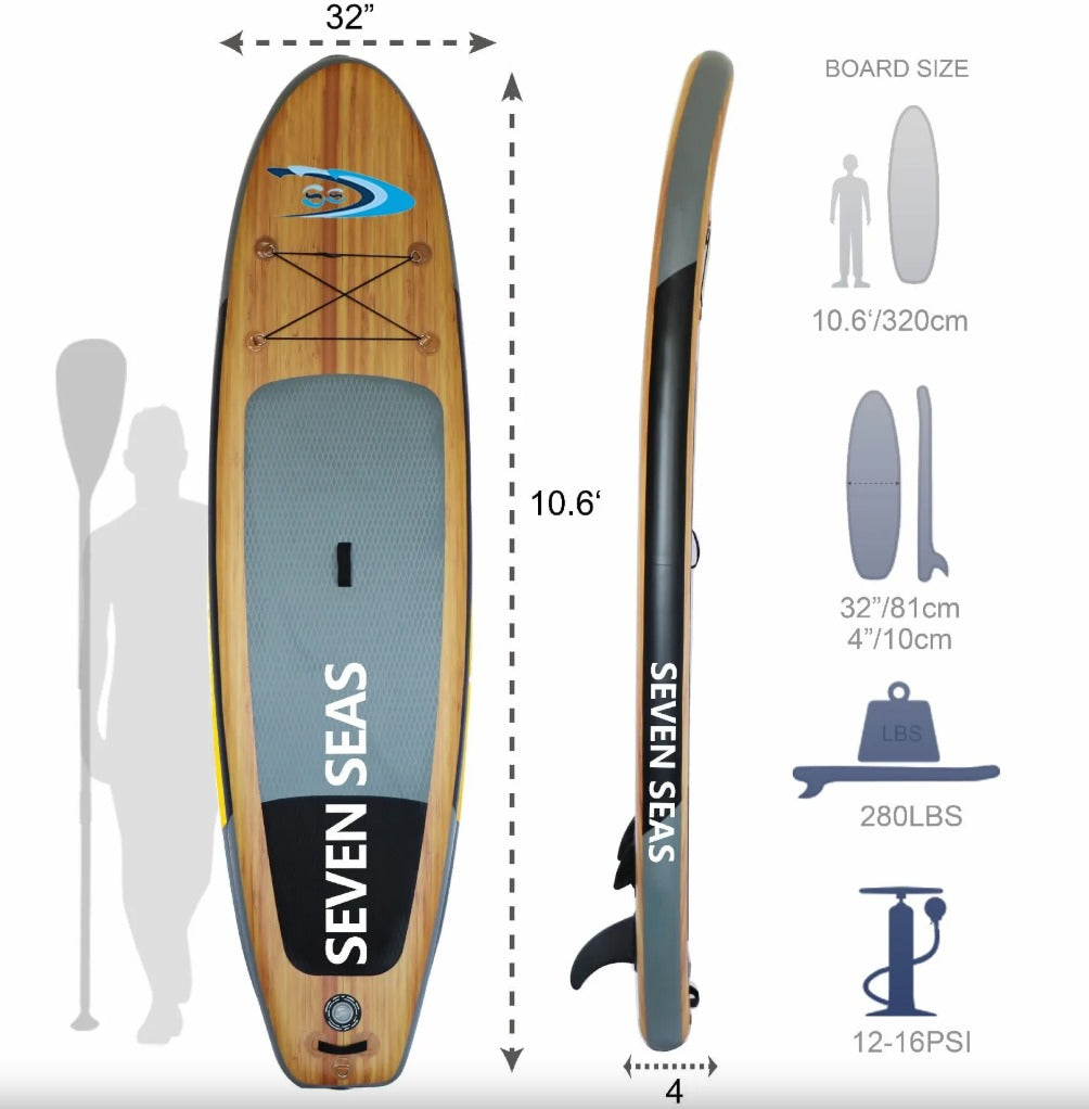 Wooden Stand Up Paddle Board