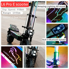 تحميل الصورة إلى عارض المعرض، L6 Dual Motor E Scooter 60V 40Ah 3000W Dual Motor-2025 new version
