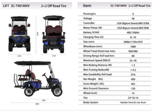 Load image into Gallery viewer, XMV Lifted Golf Cart Series 2+2 Seater
