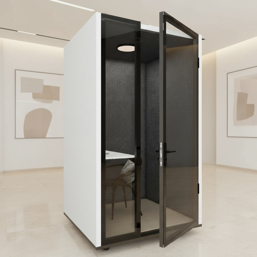 Movable Solo Cabin Sound proof Privacy Work, Learn, Meetings With No Distractions