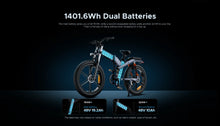 Load image into Gallery viewer, ENGWE X24 X26  Electric Bike off road long range Shimano-8 Gears
