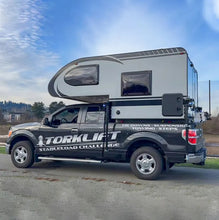 Load image into Gallery viewer, WC Top Quality Slide on Style Truck Pickup Hardtop Camper With Slide Out Kitchen and Interior Toilet for Toyota ford Nissan Gmc chevy Pick up Truck Use
