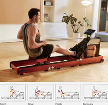 Load image into Gallery viewer, Kingsmith WM10 Tri-fold Water Rowing Machine
