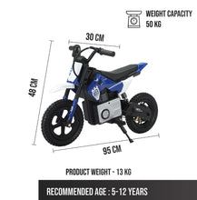 تحميل الصورة إلى عارض المعرض، VLR Kids Electric Dirt Bike-SM09 Age 5-9
