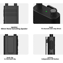 Load image into Gallery viewer, Xiaomi Portable Walkie Talkie Lite 5km Long Range - Black
